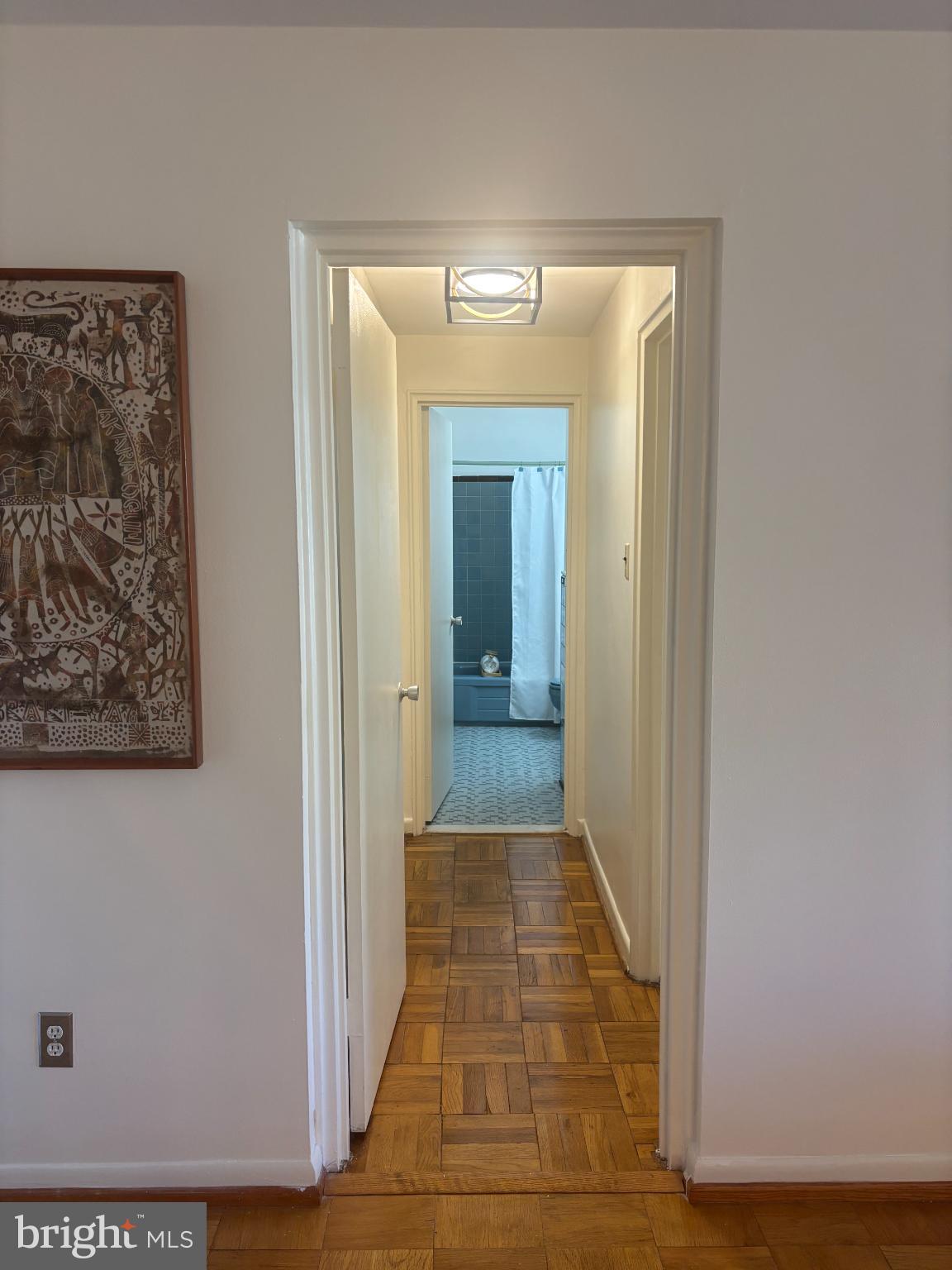 6445 Luzon Avenue Northwest, Unit 501 Washington, DC 20012 - Photo 9 of 21 a view of a hallway with wooden floor