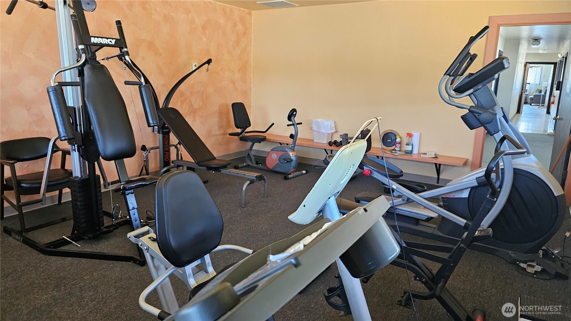1402 22nd Street Northeast, Unit 252 Auburn, WA 98002 - Photo 34 of 36 a view of a room with gym equipment