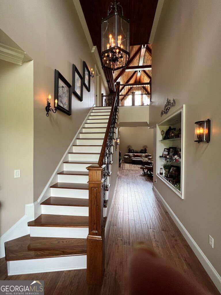 3 Chestnut Road Hazlehurst, GA 31539 - Photo 4 of 66 a view of entryway and hall with wooden floor