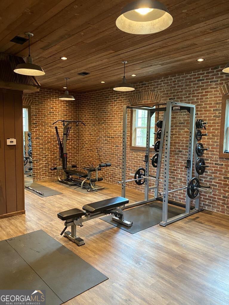 3 Chestnut Road Hazlehurst, GA 31539 - Photo 46 of 66 a room with gym equipment