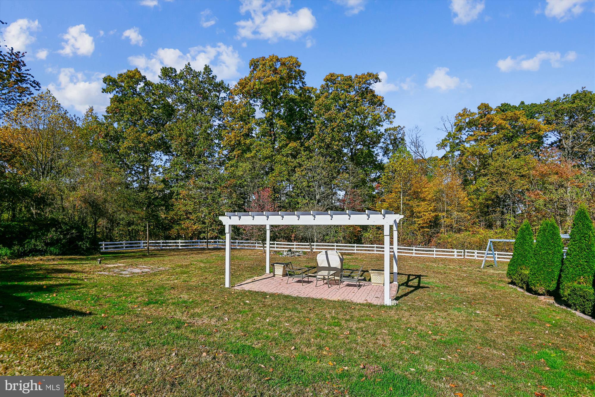 3908 Street Road Street, MD 21154 - Photo 98 of 106 Freshly painted pergola and backyard fence
