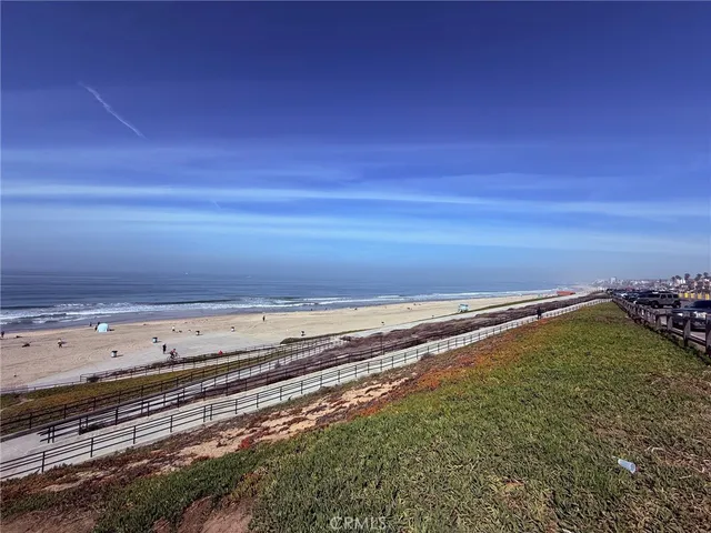 a view of an ocean beach