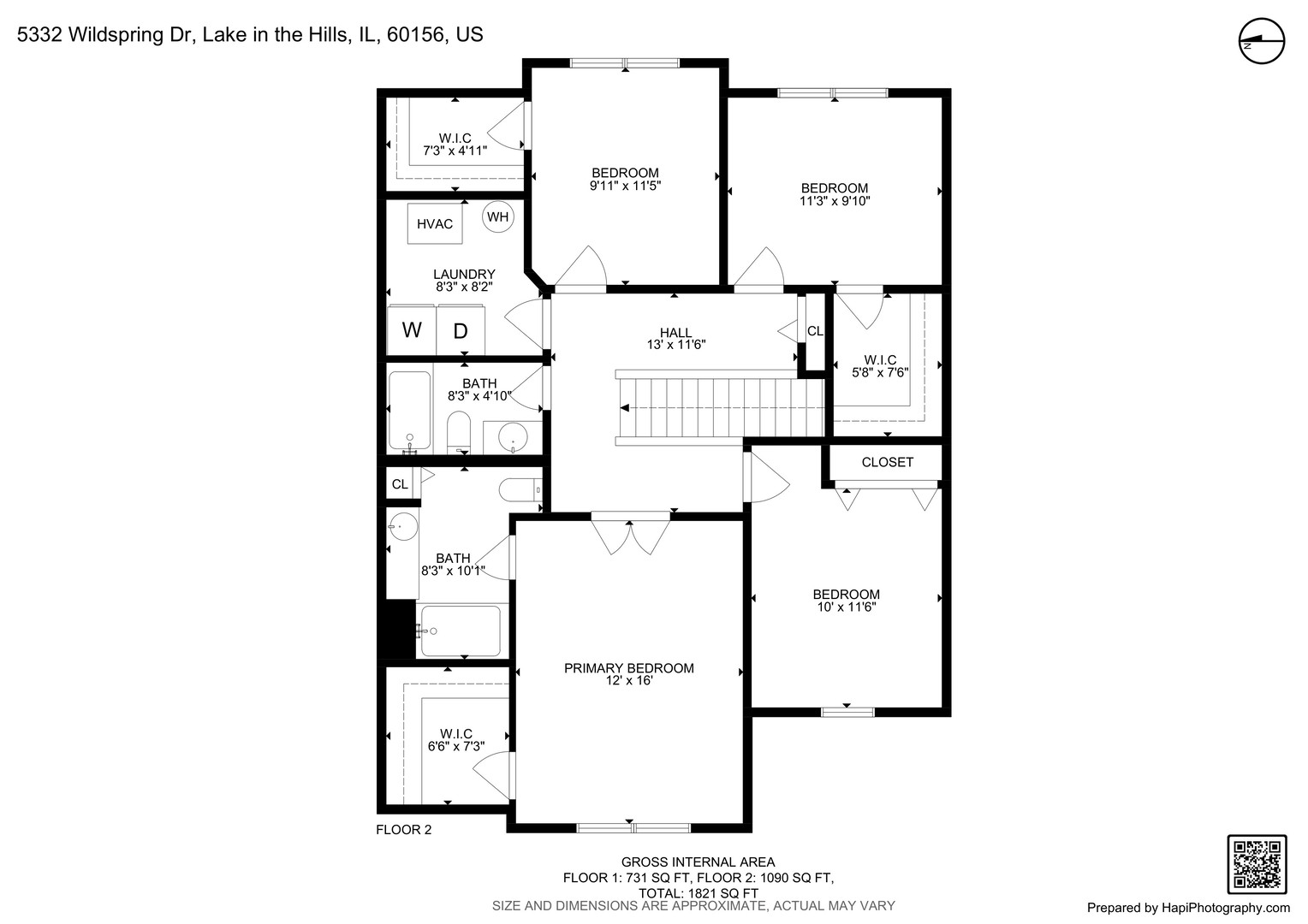 5332 Wildspring Drive, Unit 5332 Lake In The Hills, IL 60156 - Photo 28 of 29 a picture of a bench in front of a wall
