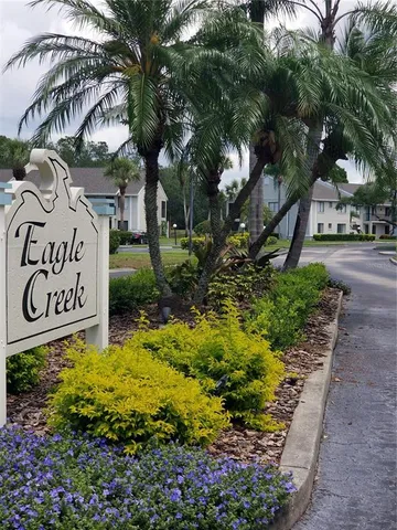 an aerial view of a house with garden