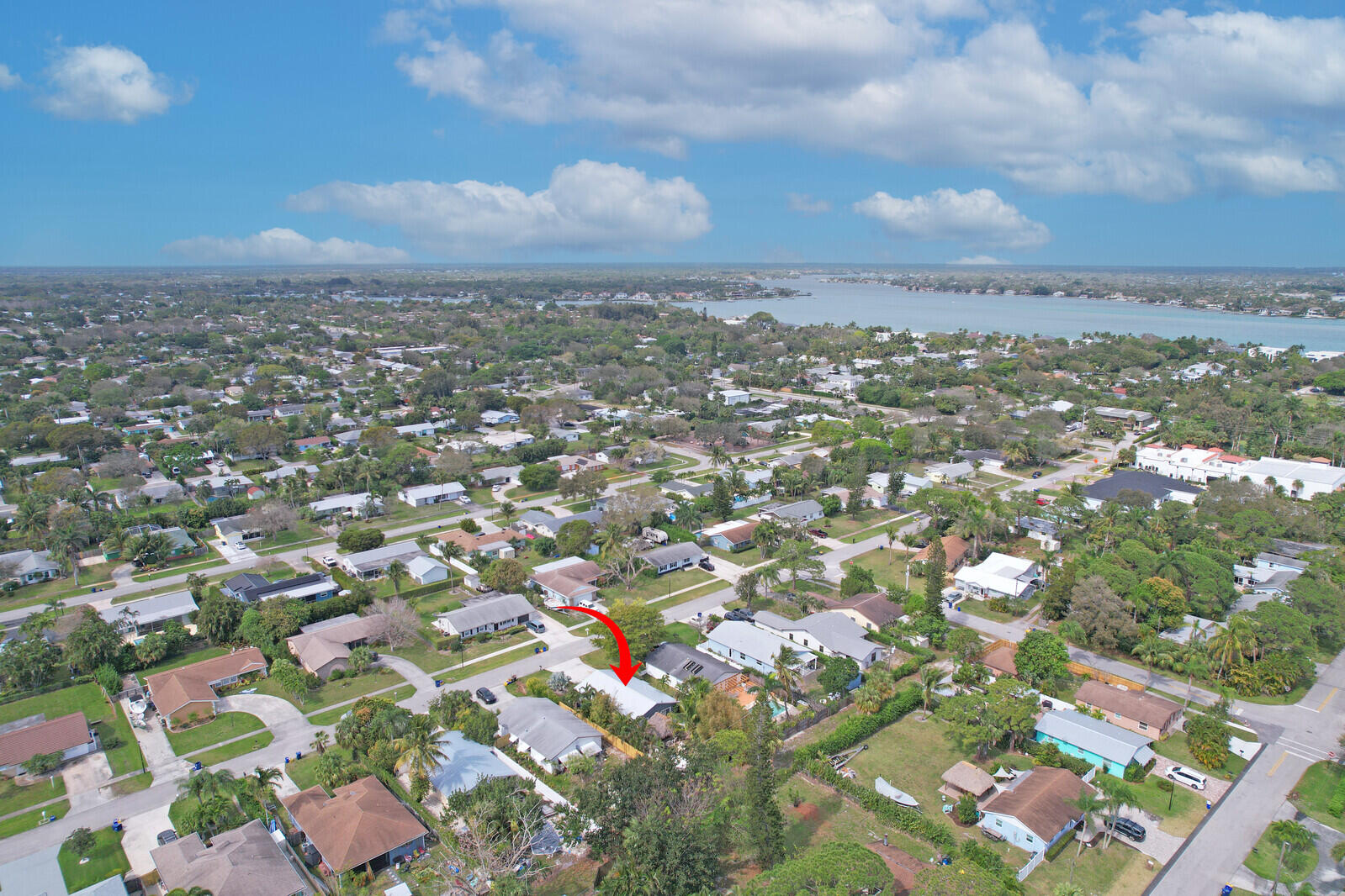 503 North Perry Avenue Jupiter, FL 33458 - Photo 44 of 44 an aerial view of residential houses with outdoor space