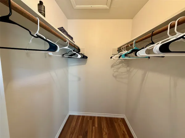 a view of walk in closet