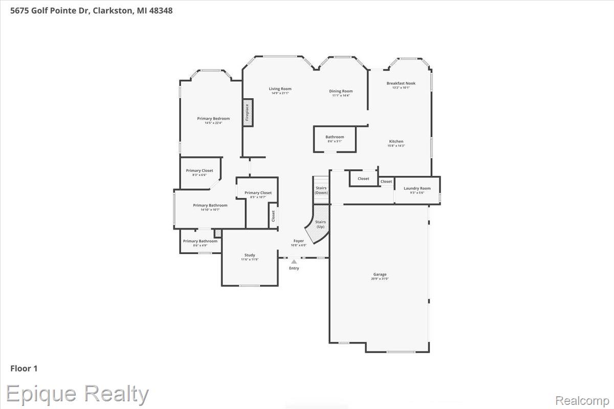 5675 Golf Pointe Drive Clarkston, MI 48348 - Photo 77 of 80 03-Main Floor.jpg