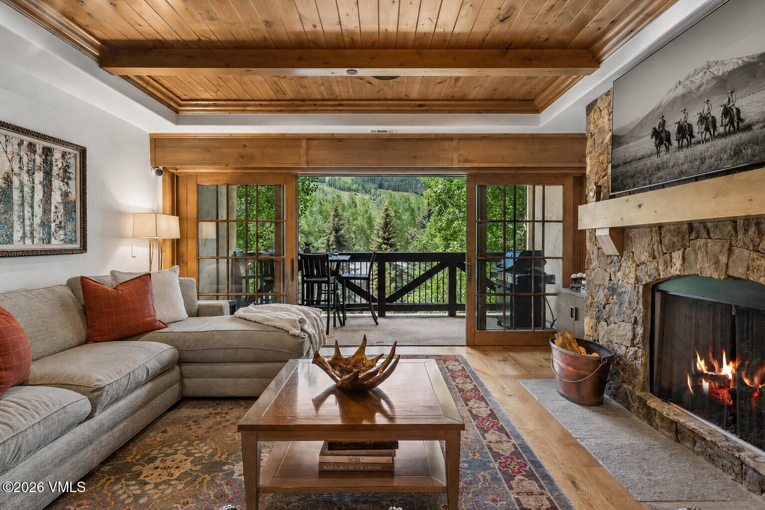 434 South Frontage Road East, Unit 204 Vail, CO 81657 - Photo 1 of 53 Living Room with Vail Mountain View