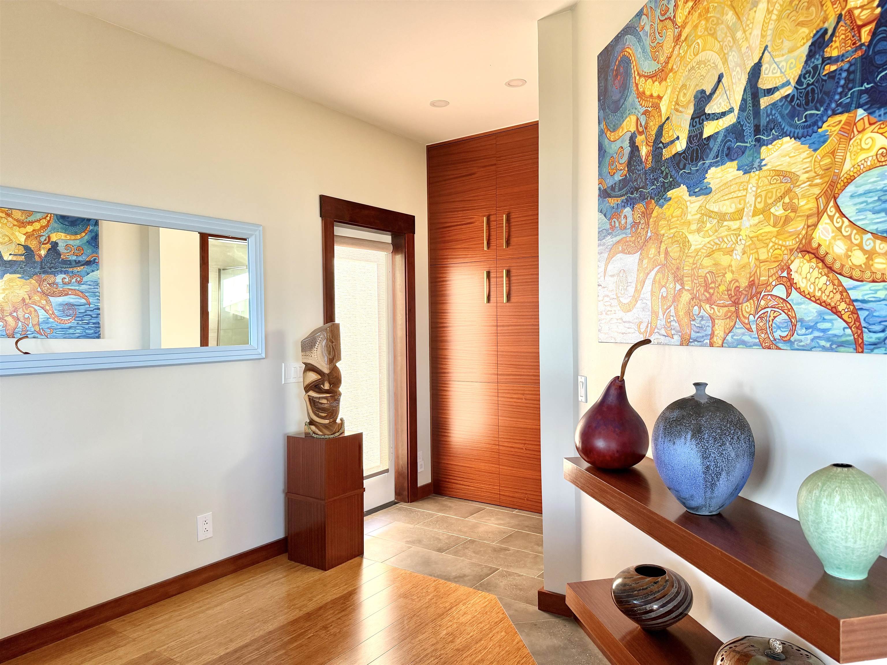 1350 Naalae Road Kula, HI 96790 - Photo 12 of 50 a view of an entryway with wooden floor