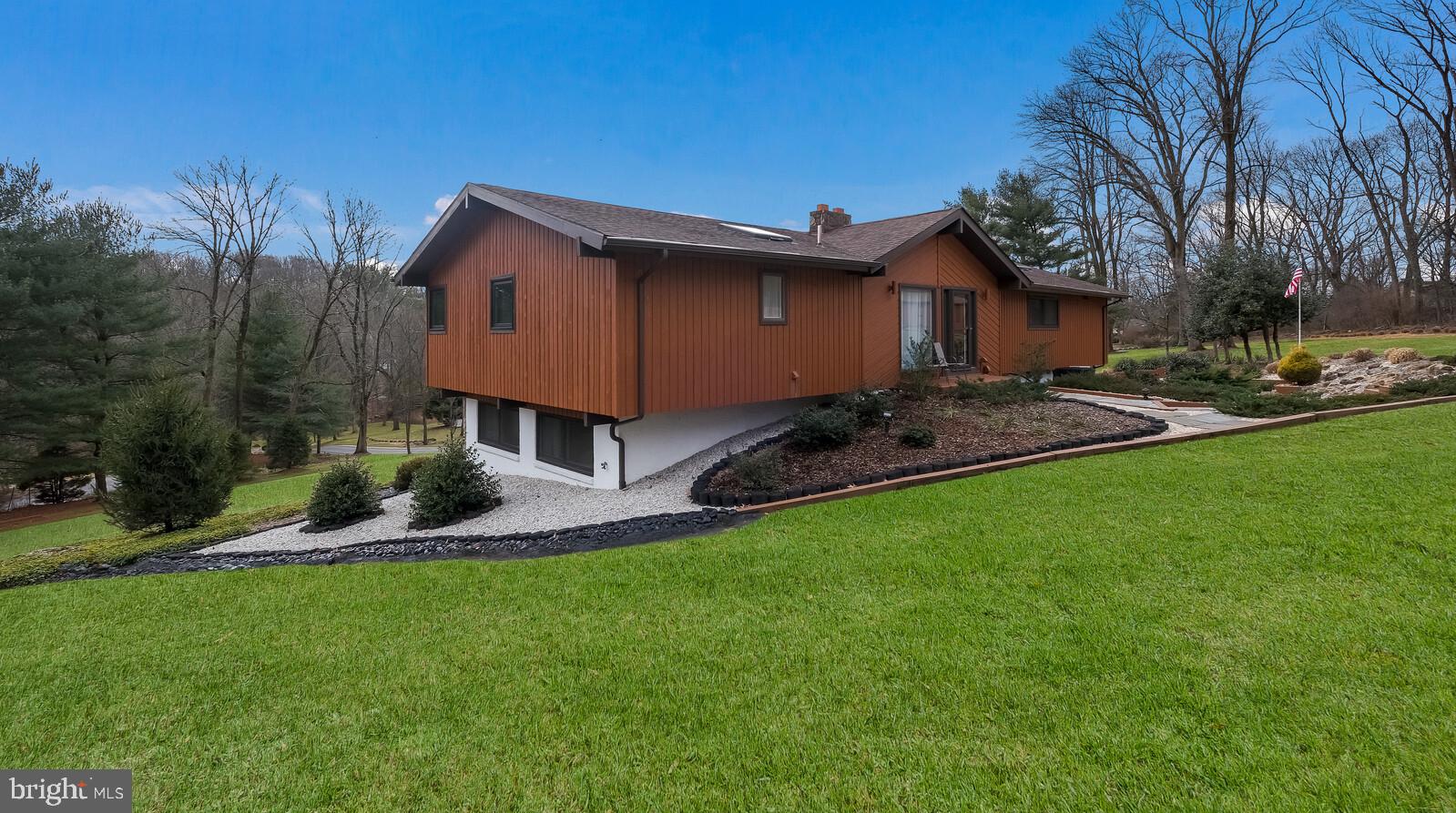 233 Painter Road Media, PA 19063 - Photo 29 of 84 Front door surrounded, easily maintained landscape
