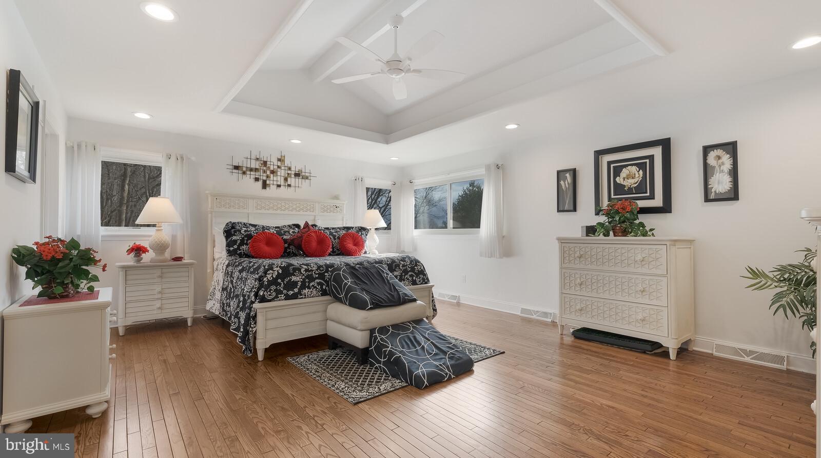 233 Painter Road Media, PA 19063 - Photo 59 of 84 Primary bedroom with tray ceiling with lighting
