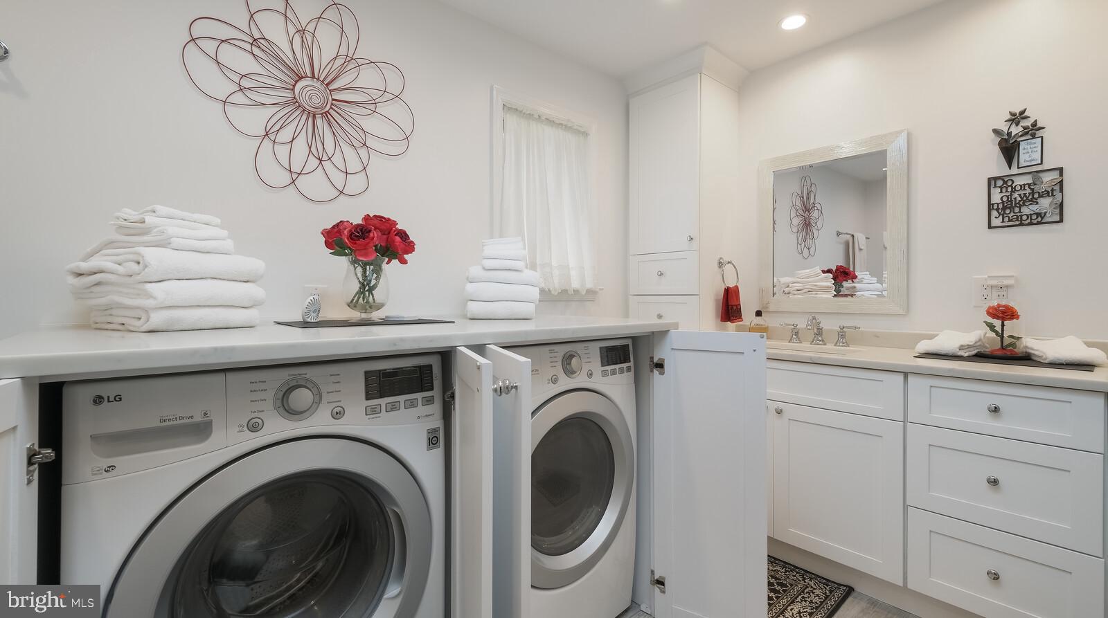 233 Painter Road Media, PA 19063 - Photo 69 of 84 Washer and dryer in primary bath