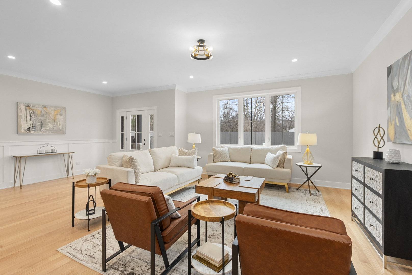 11325 1st Street Mokena, IL 60448 - Photo 12 of 34 a living room with furniture and a fireplace