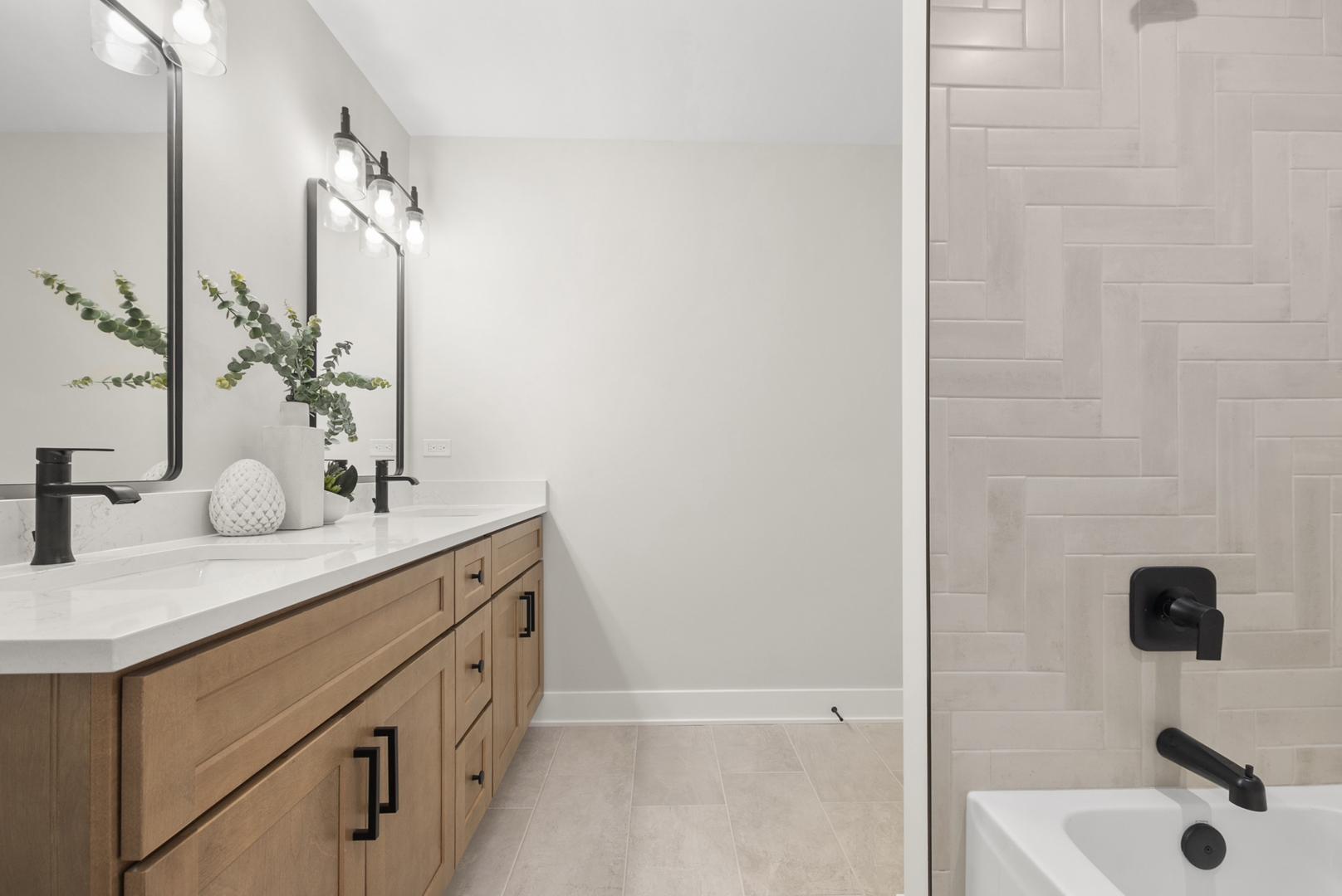 11325 1st Street Mokena, IL 60448 - Photo 25 of 34 a bathroom with a sink and a mirror