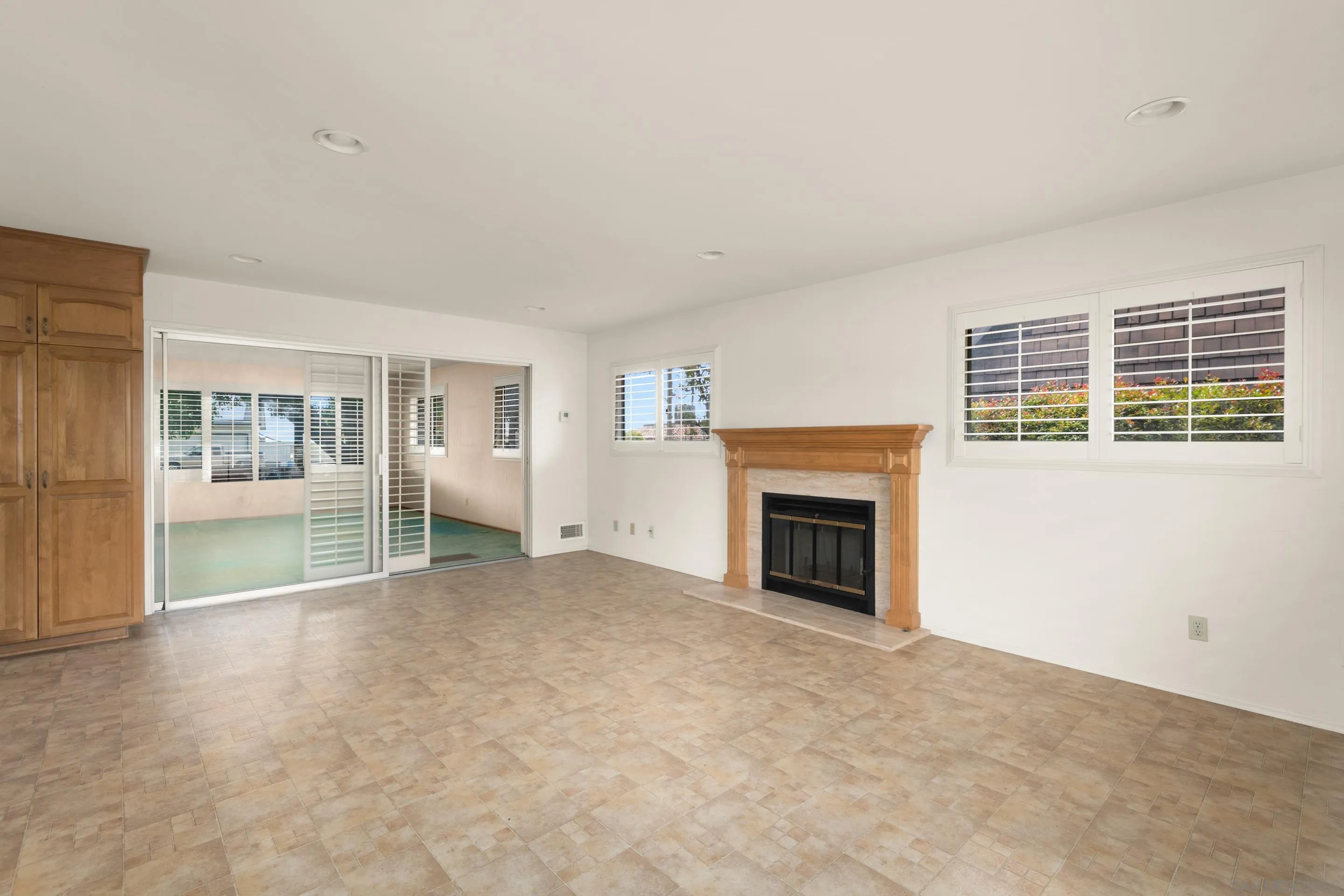 486 Murray Drive El Cajon, CA 92020 - Photo 12 of 23 a view of empty room with a fireplace
