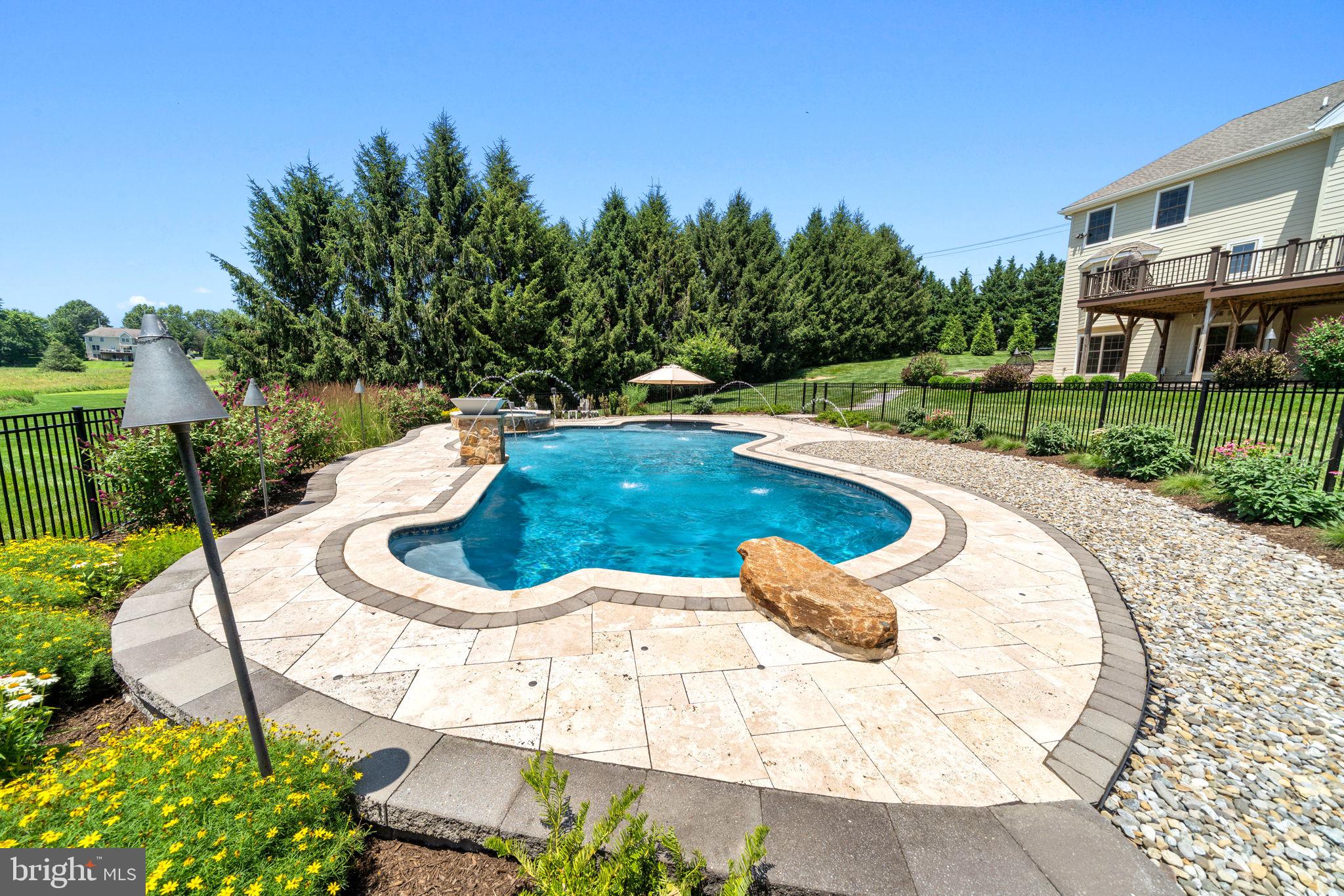 224 Laurel Heights Road Landenberg, PA 19350 - Photo 60 of 95 a view of a swimming pool with back yard