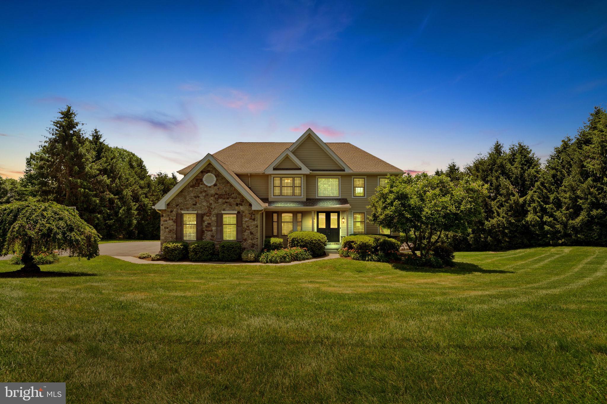 224 Laurel Heights Road Landenberg, PA 19350 - Photo 87 of 95 a view of a big house with a big yard and large trees