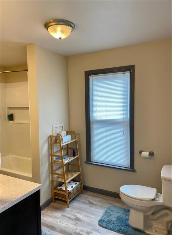 234 Marwood Road Cabot, PA 16023 - Photo 15 of 22 a bathroom with a toilet sink and mirror
