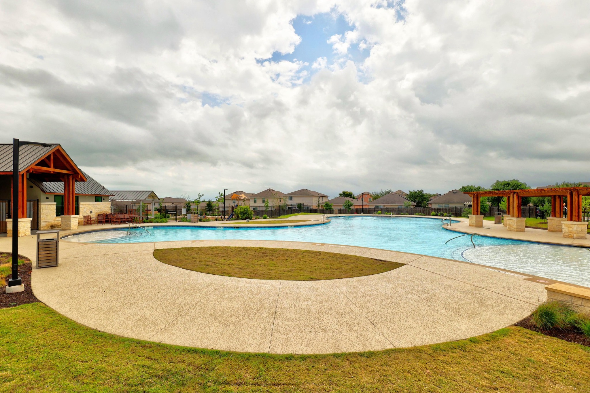 2900 Tweedy Trail Pflugerville, TX 78660 - Photo 29 of 33 Community pool with a pergola and a patio
