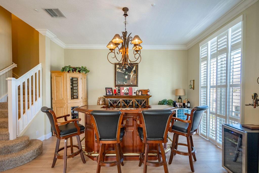 2825 Marina Circle, Unit 2825 Lighthouse Point, FL 33064 - Photo 30 of 48 a view of a dining room with furniture window and outside view
