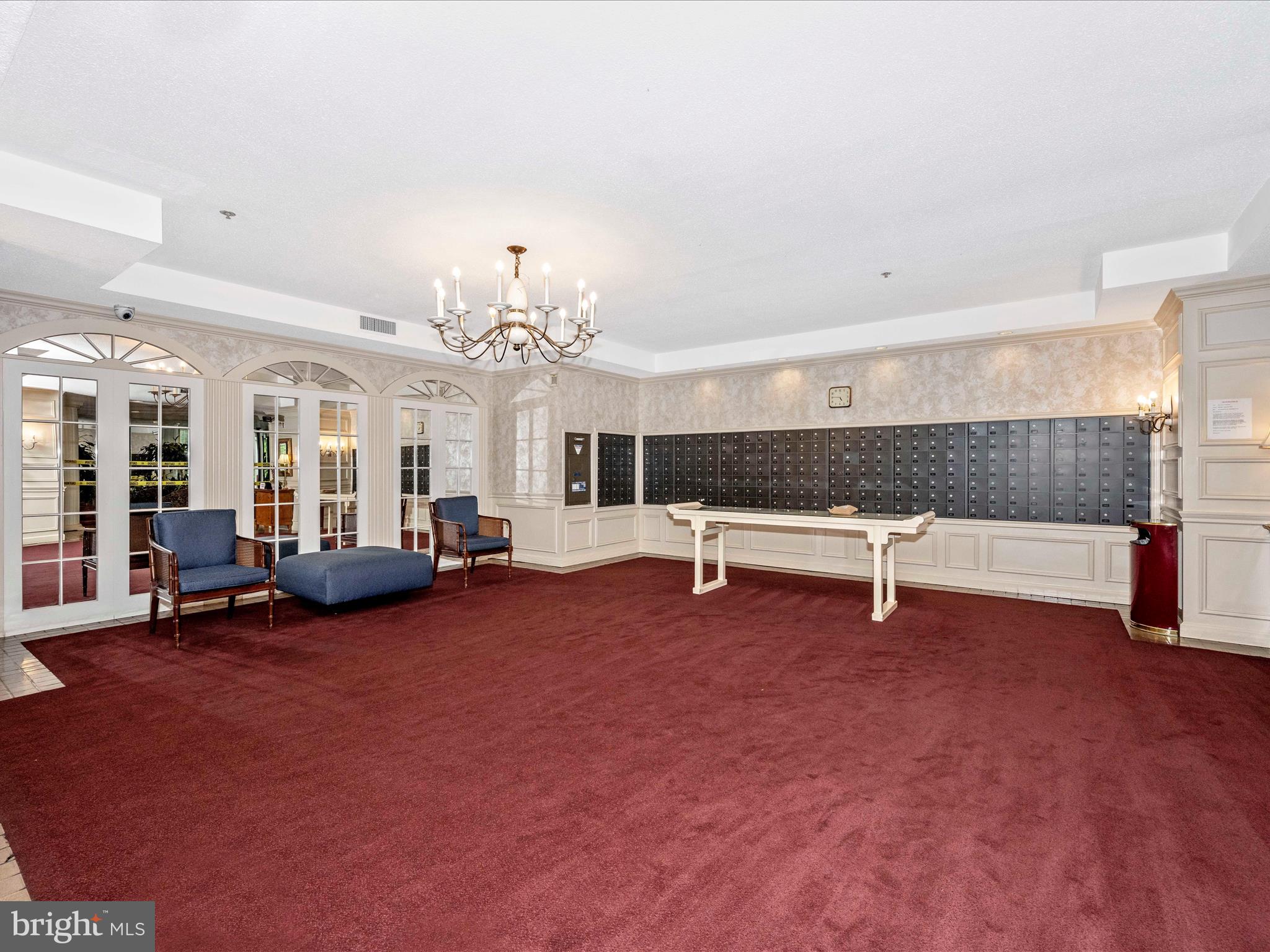 15101 Interlachen Drive, Unit 1116 Silver Spring, MD 20906 - Photo 43 of 78 a view of a room with gym equipment and a large window
