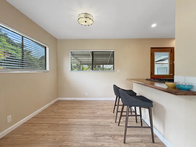 a room with furniture and a window