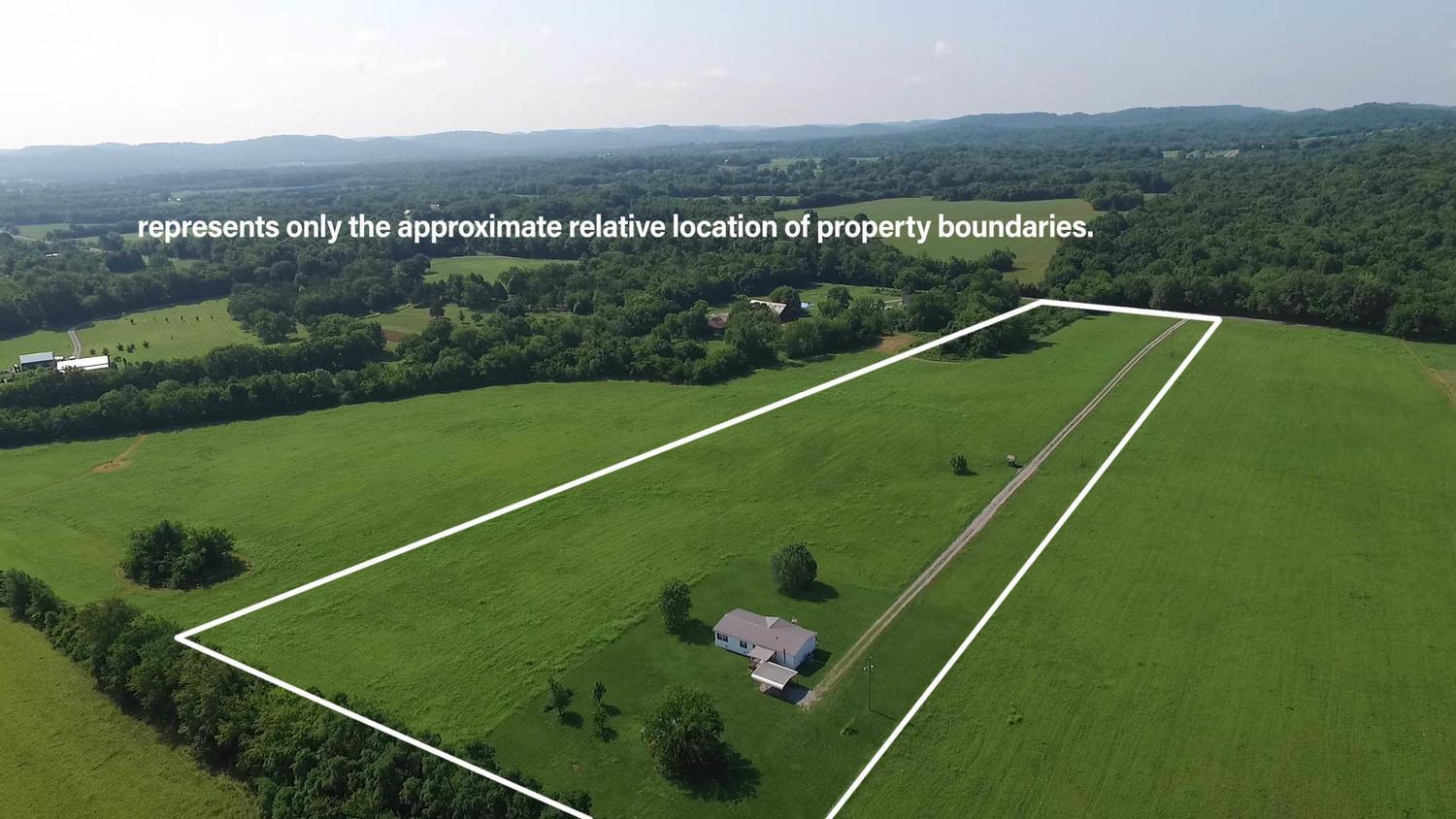 2634 Round Hill Road Lewisburg, TN 37091 - Photo 2 of 16 Shows the relative property lines for the 10 acre lot