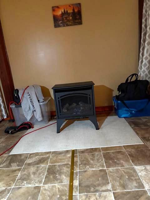 Propane heater to keep you warm on cooler days