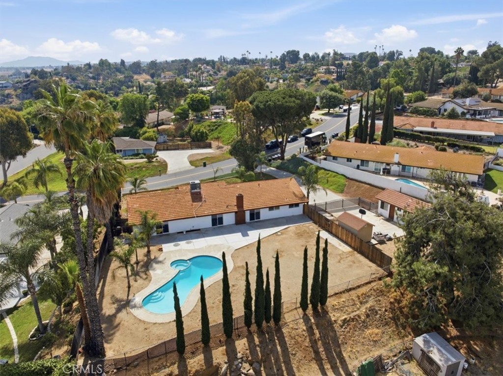15745 Saddleback Road Riverside, CA 92506 - Photo 44 of 44 Aerial Back Property View