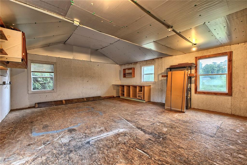 2116 Spaulding Road Clymer, PA 15728 - Photo 46 of 50 Partially finished area above detached garage. Could be a shop area or finished out to meet your specific needs.