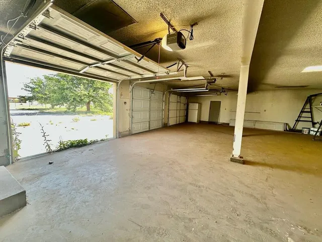 a view of a room with an empty space