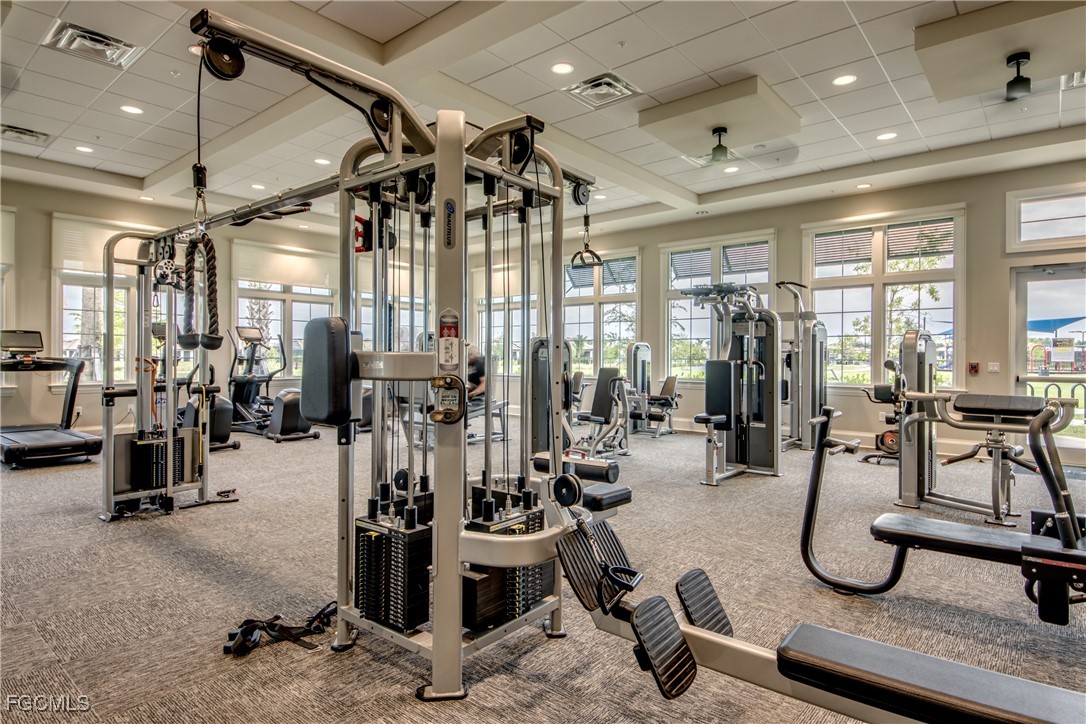 11674 Russet Trail Fort Myers, FL 33913 - Photo 42 of 47 a view of a room with gym equipment