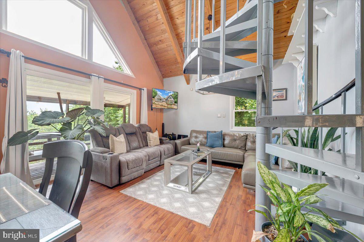 722 Foley Ridge Road Stuart, VA 24171 - Photo 9 of 67 Charming loft with spiral staircase.
