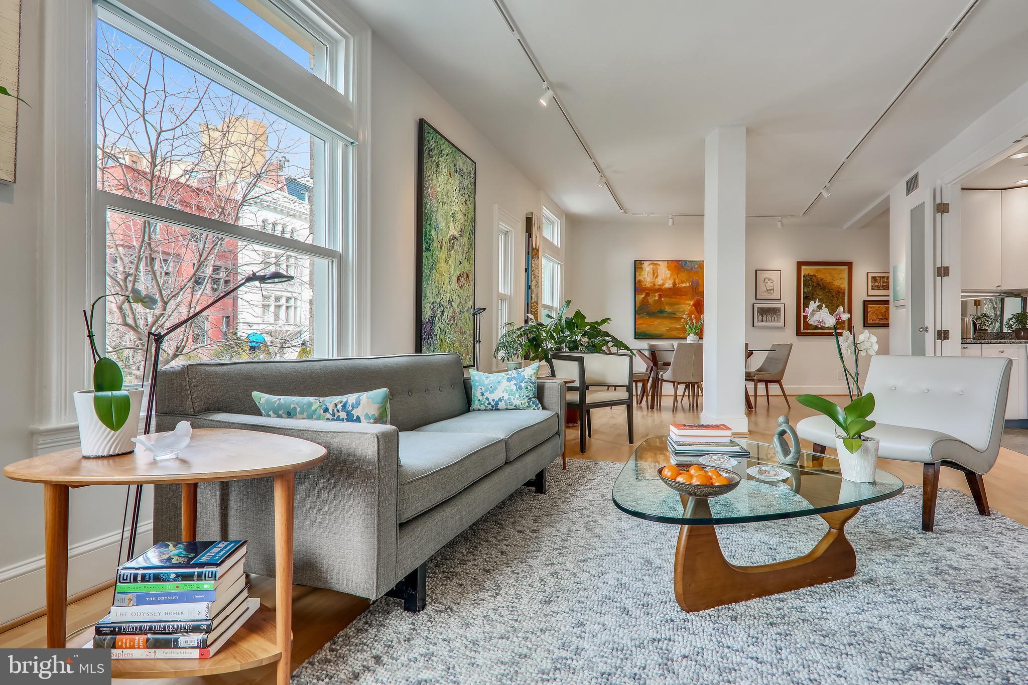 2022 Columbia Road Northwest, Unit 112 Washington, DC 20009 - Photo 14 of 41 Living room views of Lothrop & Somerville mansions