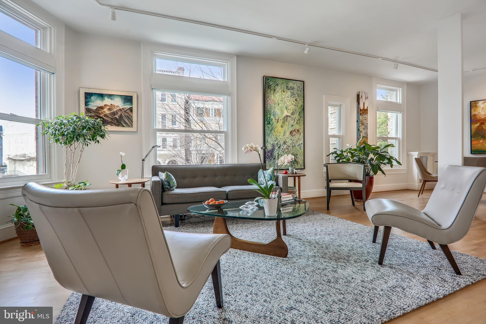 2022 Columbia Road Northwest, Unit 112 Washington, DC 20009 - Photo 15 of 41 Living room and views