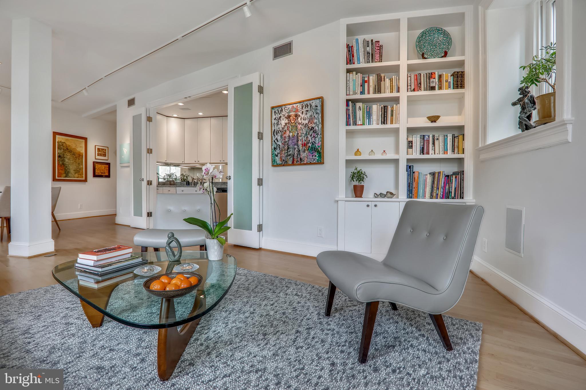 2022 Columbia Road Northwest, Unit 112 Washington, DC 20009 - Photo 16 of 41 Custom built-in cabinetry and work-at-home nook