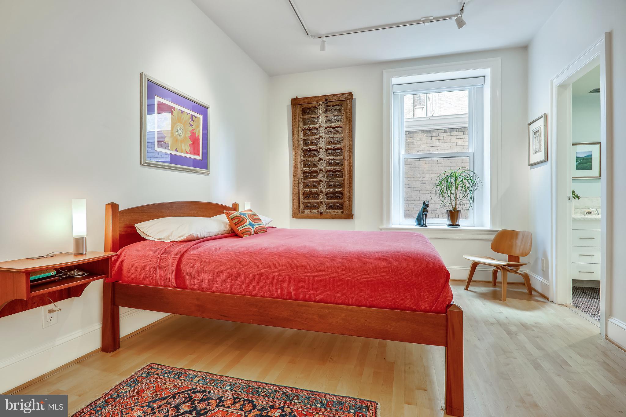 2022 Columbia Road Northwest, Unit 112 Washington, DC 20009 - Photo 23 of 41 Sleek and tranquil primary bedroom...