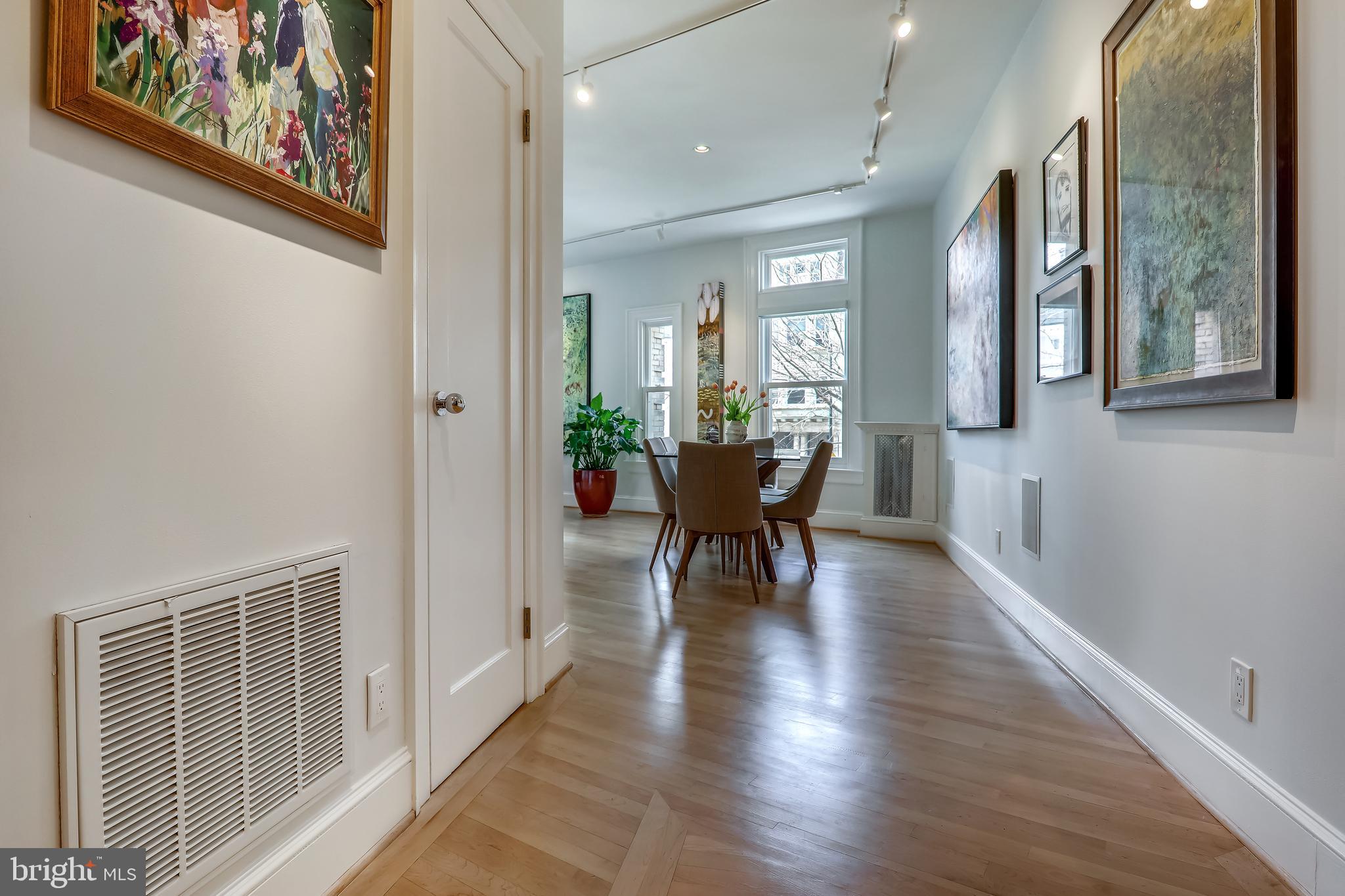 2022 Columbia Road Northwest, Unit 112 Washington, DC 20009 - Photo 5 of 41 Foyer with maple hardwood floors and hall closet..