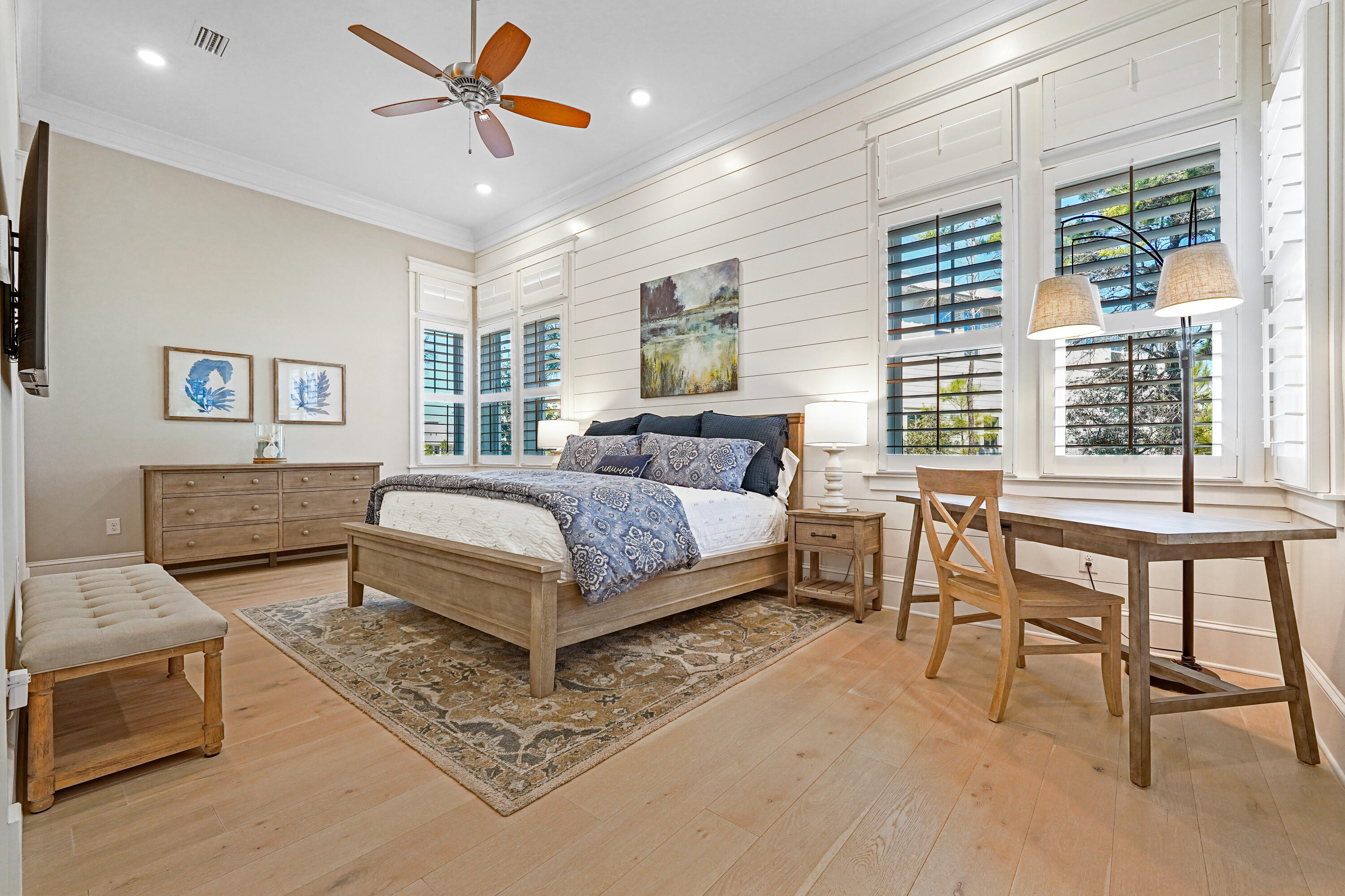 82 Siasconset Ln Inlet Beach Inlet Beach, FL 32461 - Photo 15 of 42 a bedroom with a bed a table and chair