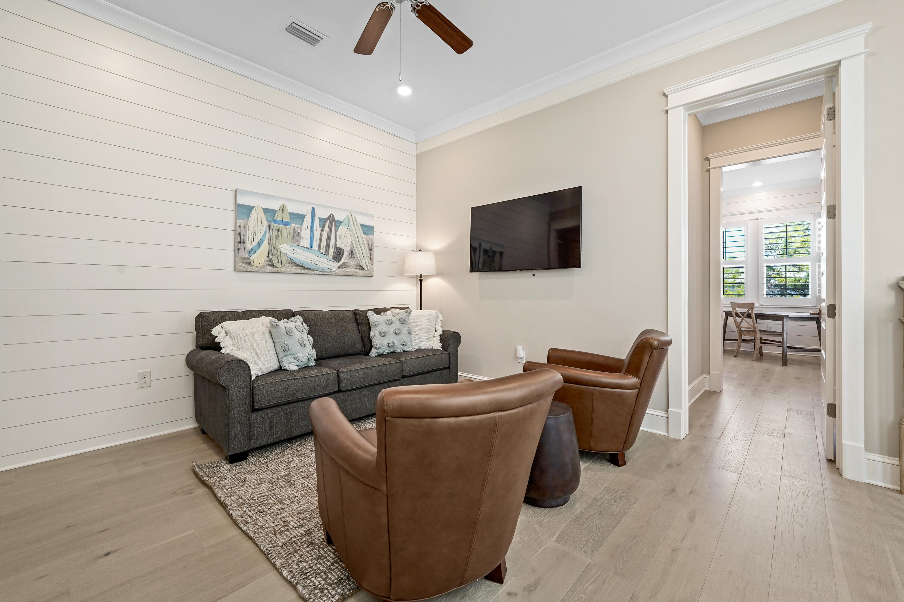 82 Siasconset Ln Inlet Beach Inlet Beach, FL 32461 - Photo 23 of 42 a living room with furniture and a flat screen tv