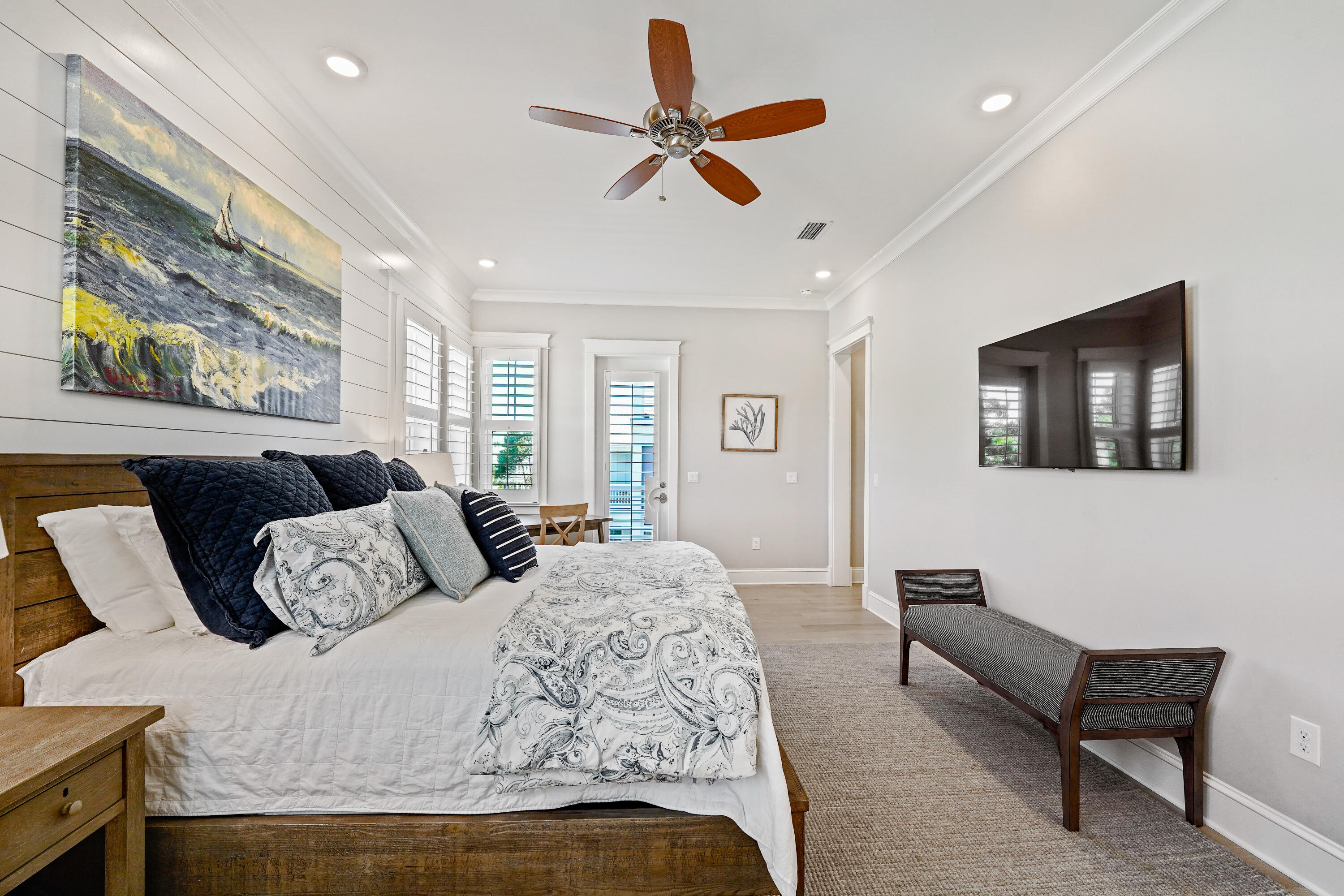 82 Siasconset Ln Inlet Beach Inlet Beach, FL 32461 - Photo 25 of 42 a bedroom with a bed and a couch