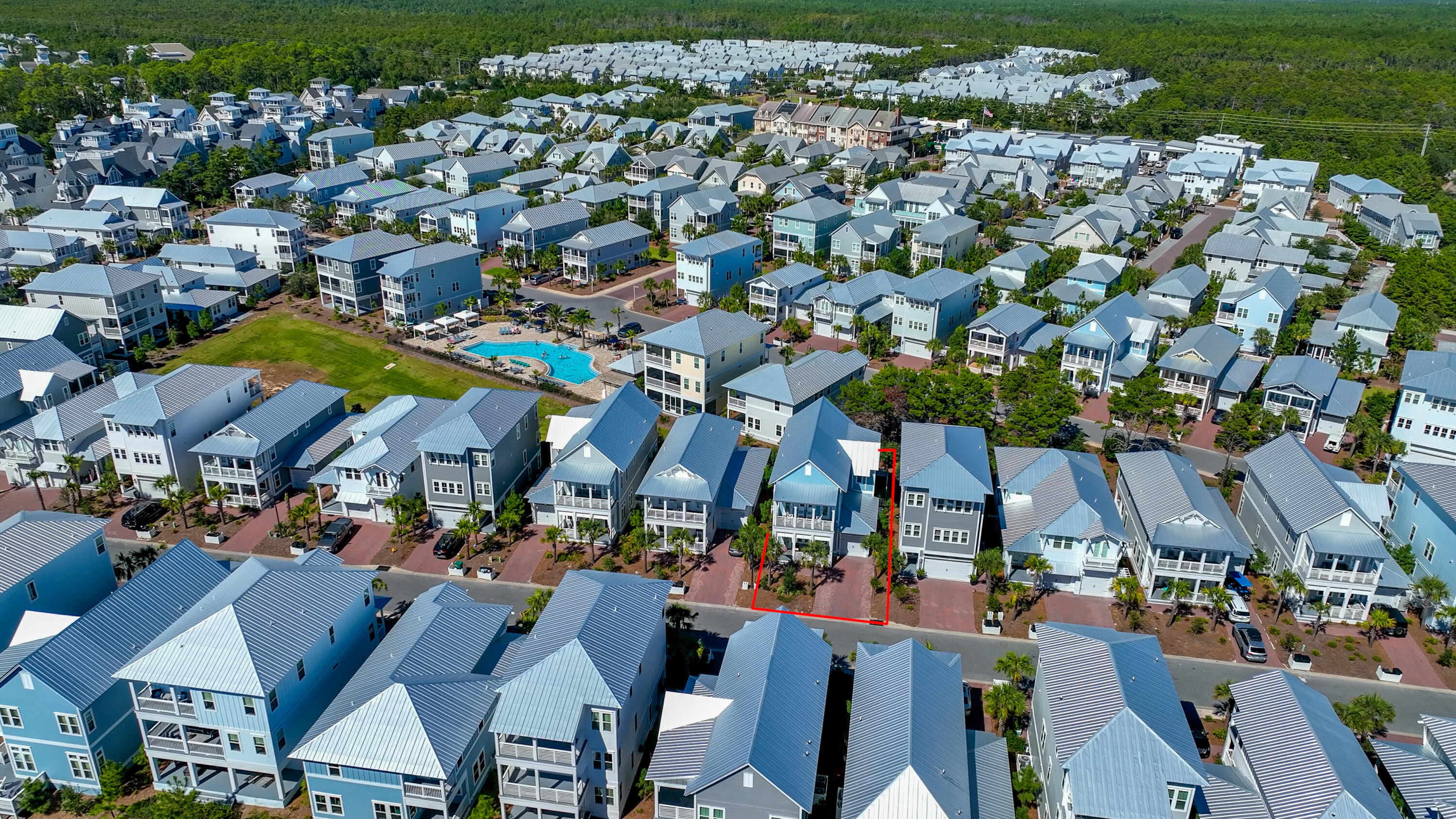 82 Siasconset Ln Inlet Beach Inlet Beach, FL 32461 - Photo 40 of 42 an aerial view of a city