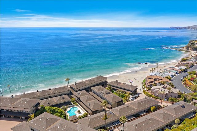 a view of a big room with an ocean view