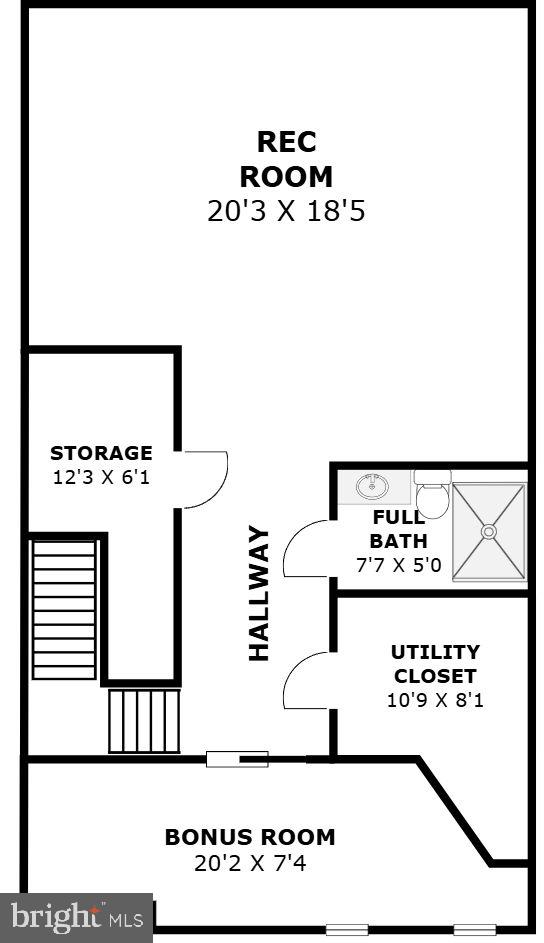 305 Hart Road Gaithersburg, MD 20878 - Photo 49 of 49 Floor Plan Lower Level
