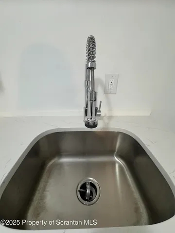 a close view of sink