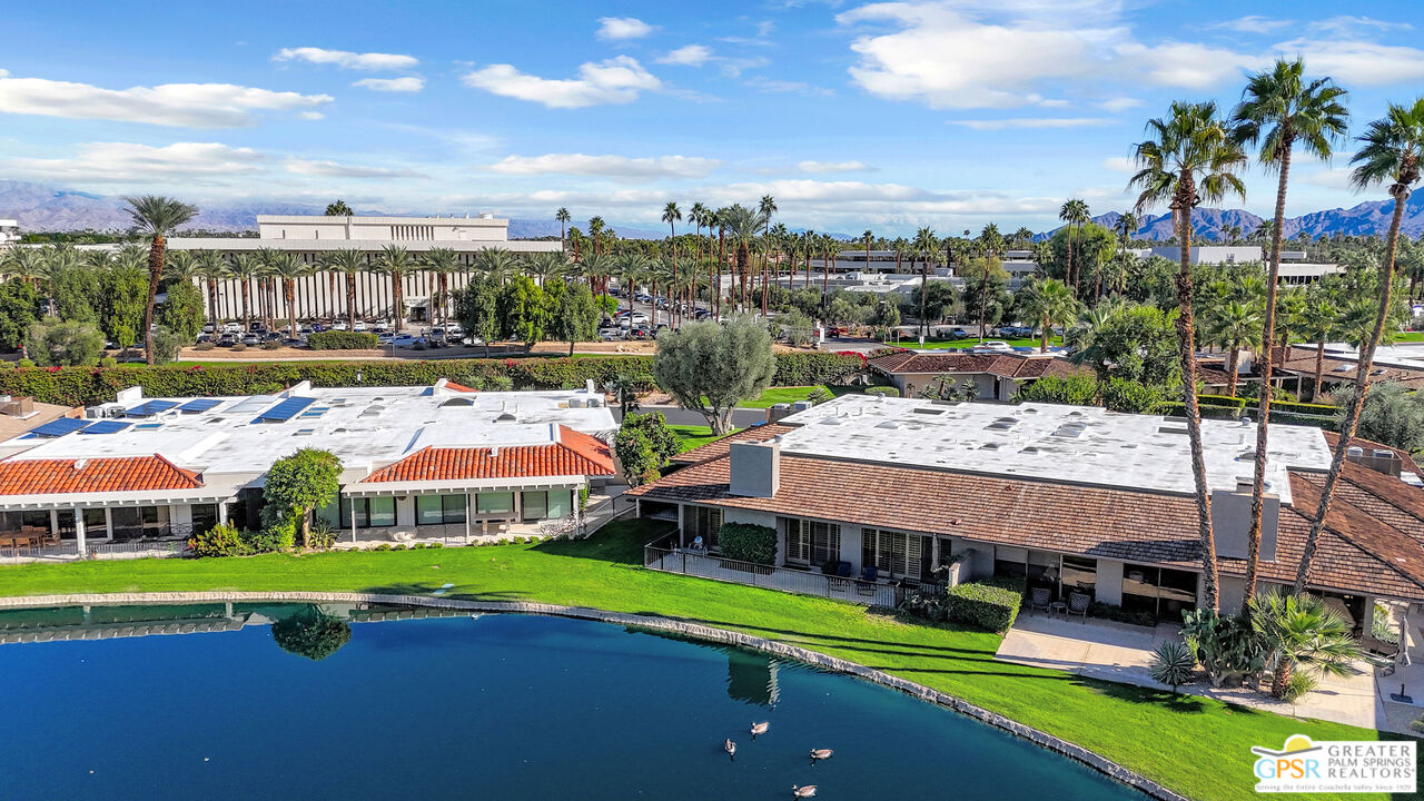 10 Colgate Drive Rancho Mirage, CA 92270 - Photo 44 of 45 a view of a city with lawn chairs and a big yard