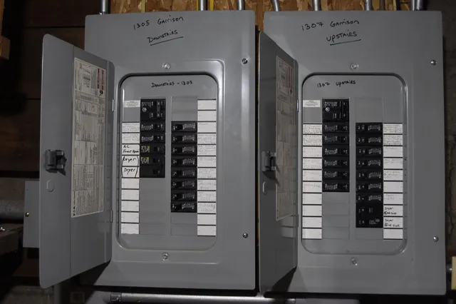 view of hall way with mirror