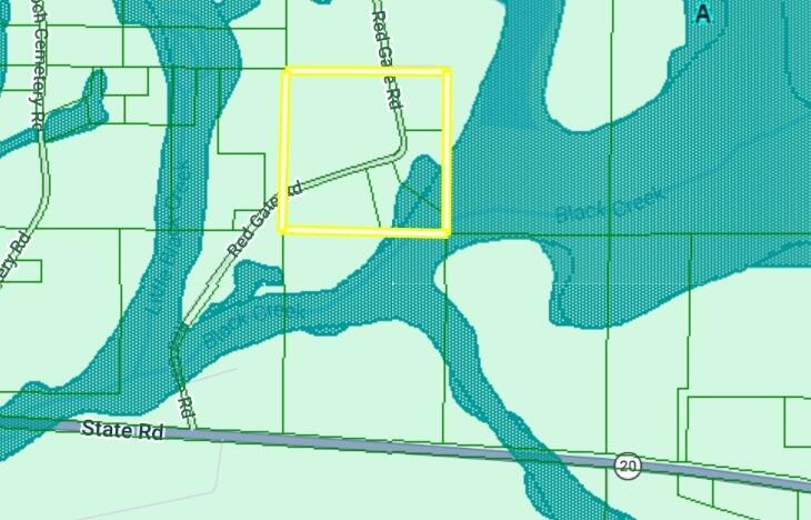 Tbd Red Gate Road Ponce de Leon, FL 32455 - Photo 3 of 3 Arial Flood Map