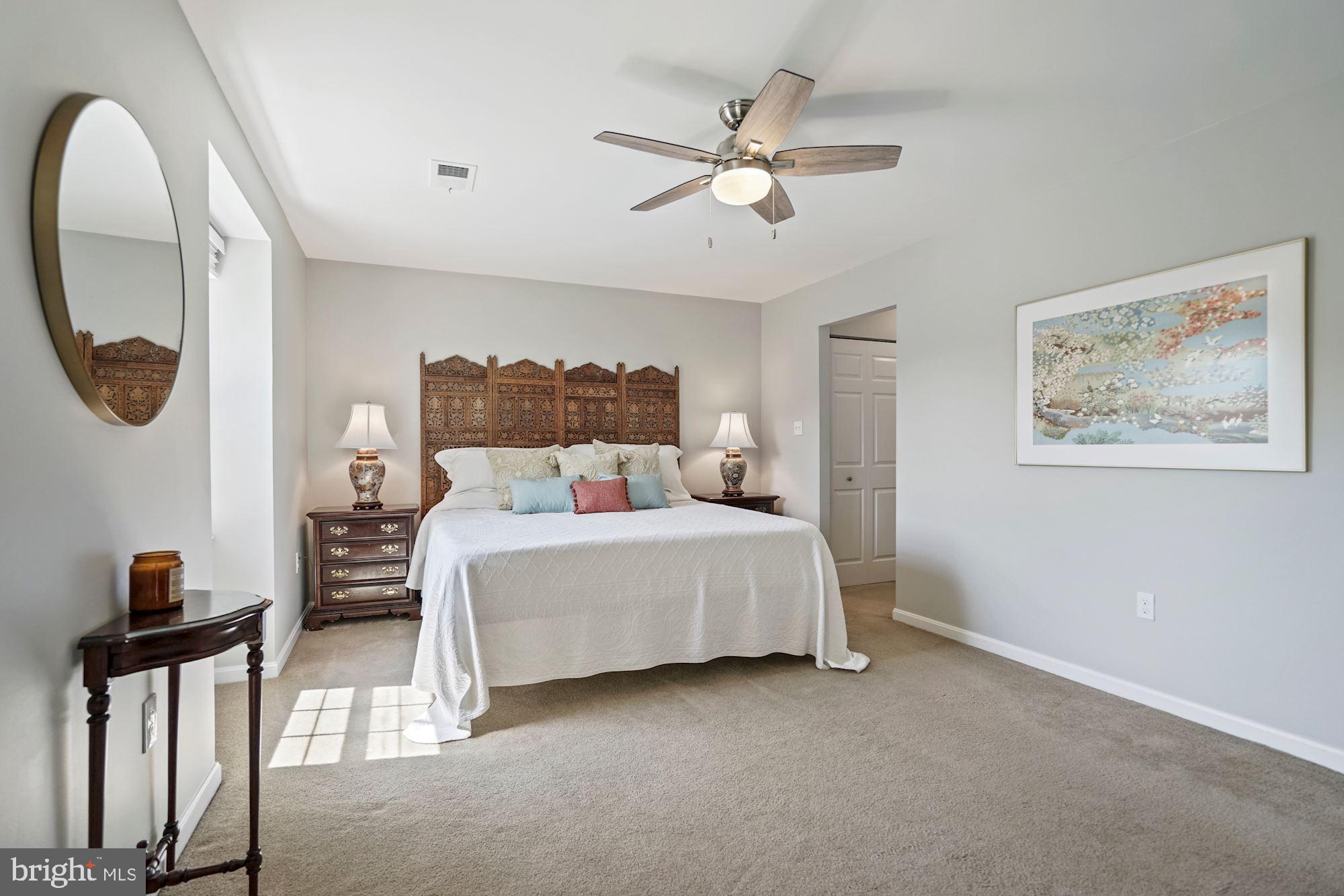 8810 Shadowlake Way Springfield, VA 22153 - Photo 27 of 41 King sized bed fits comfortably in the Primary BR