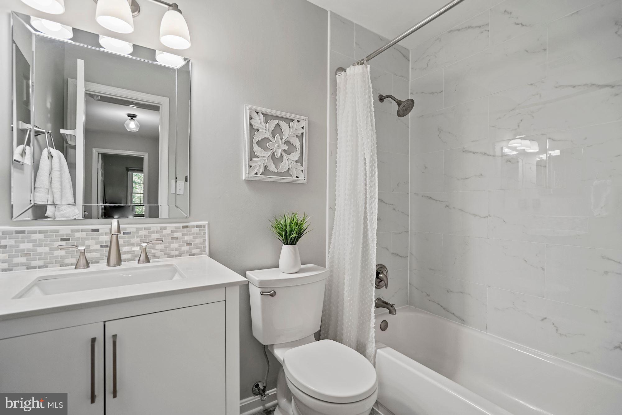 8810 Shadowlake Way Springfield, VA 22153 - Photo 37 of 41 Hall bath recently renovated in 2021